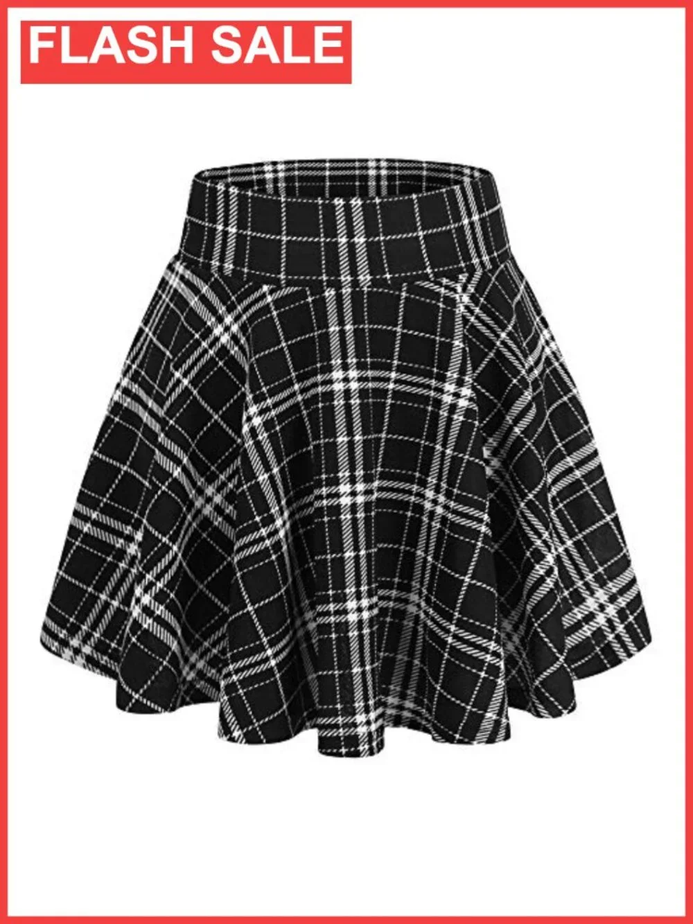 Women's Stretchy Flared Skorts for Golf Tennis Casual Mini Skirt_2